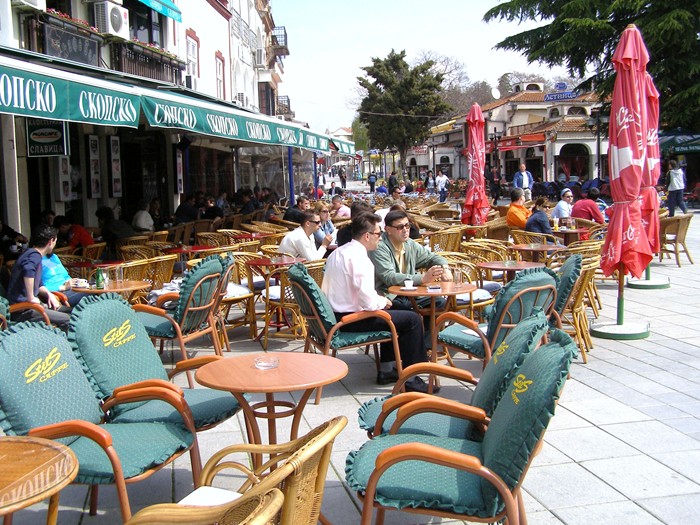 Ohrid Hafenpromenade